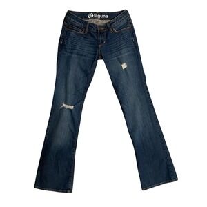 BULLHEAD Jeans 00 Short Low Rise Bootcut Laguna medium wash